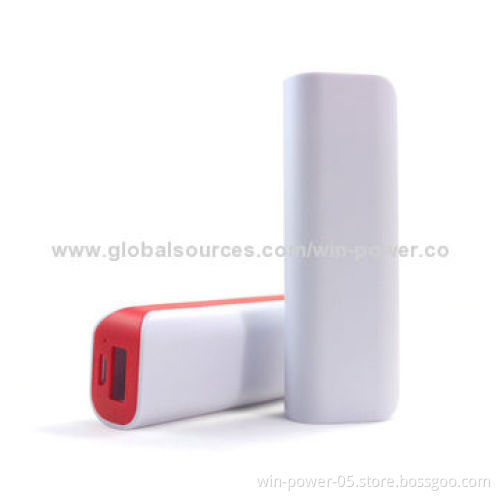 Power Bank with 1,800-2,600mAh Capacity, 5V/500mAh OutputNew